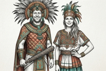 Cartoon indian