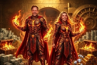 Fire Wealthy Superhero