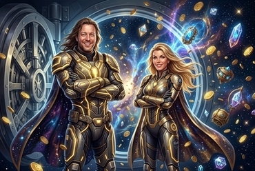 Space Wealthy Superhero